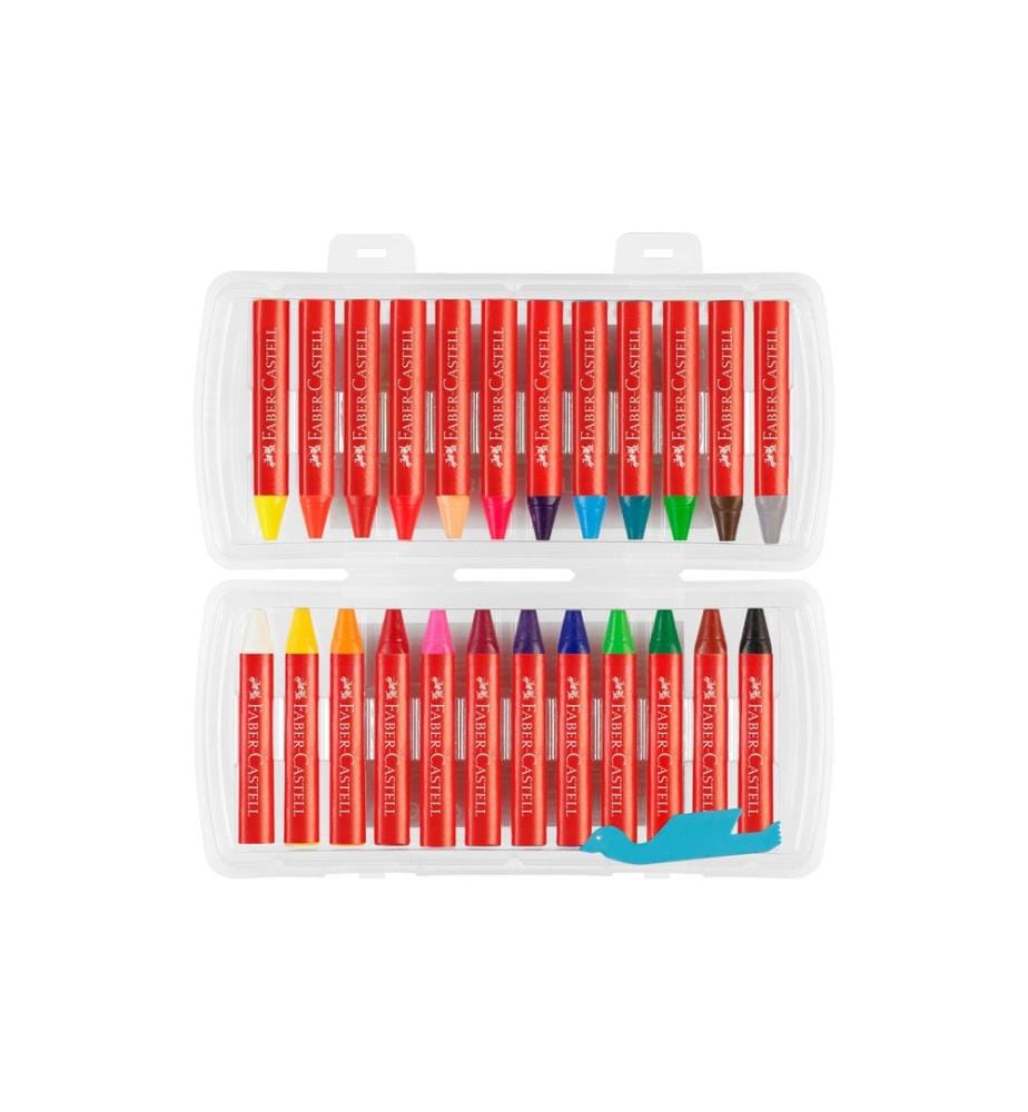 Faber-Castell Wachsmalstifte Jumbo 24-teilig