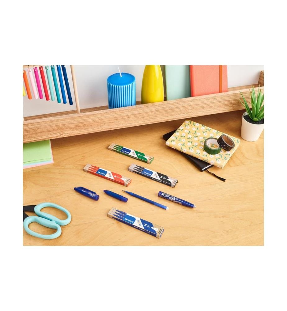 PILOT - Cartouche FriXion Refill 6 pièces 0.7 mm, Noir