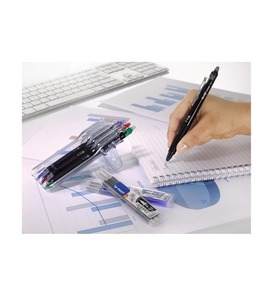 PILOT - Stylo à bille roulante FriXion ball Clicker 0.25 mm, Vert