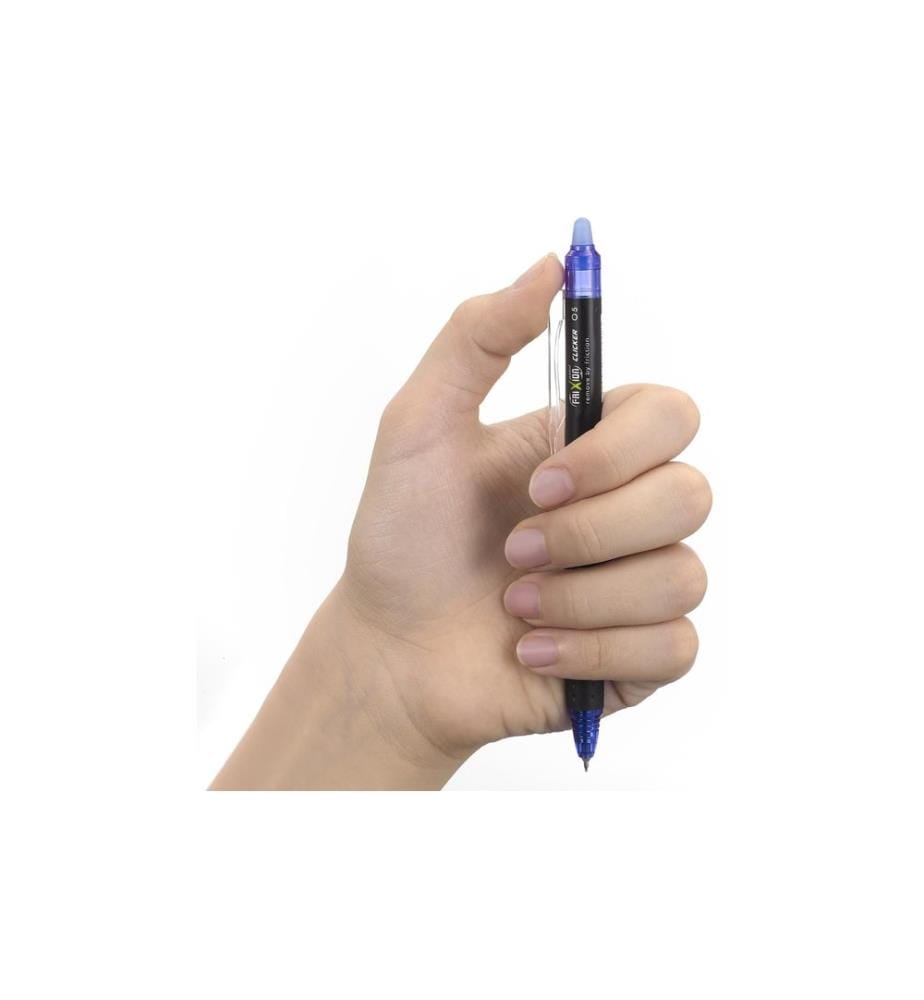 PILOT - Stylo à bille roulante FriXion ball Clicker 0.25 mm, noir