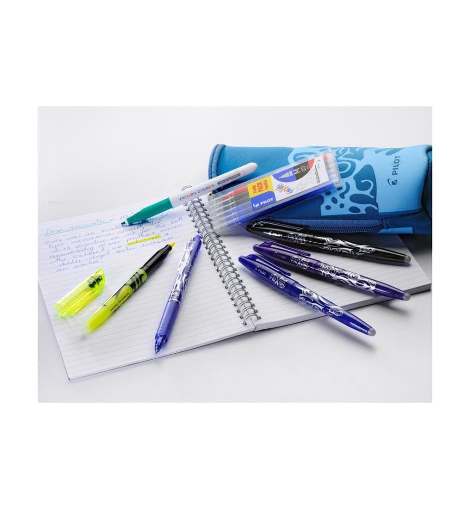 PILOT - Stylo à bille roulante FriXion Clicker 0.7 mm, Rose
