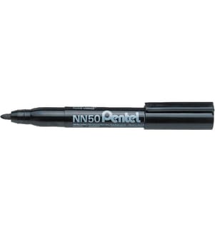 PENTEL - Permanent-Marker Green-Label NN50 Schwarz