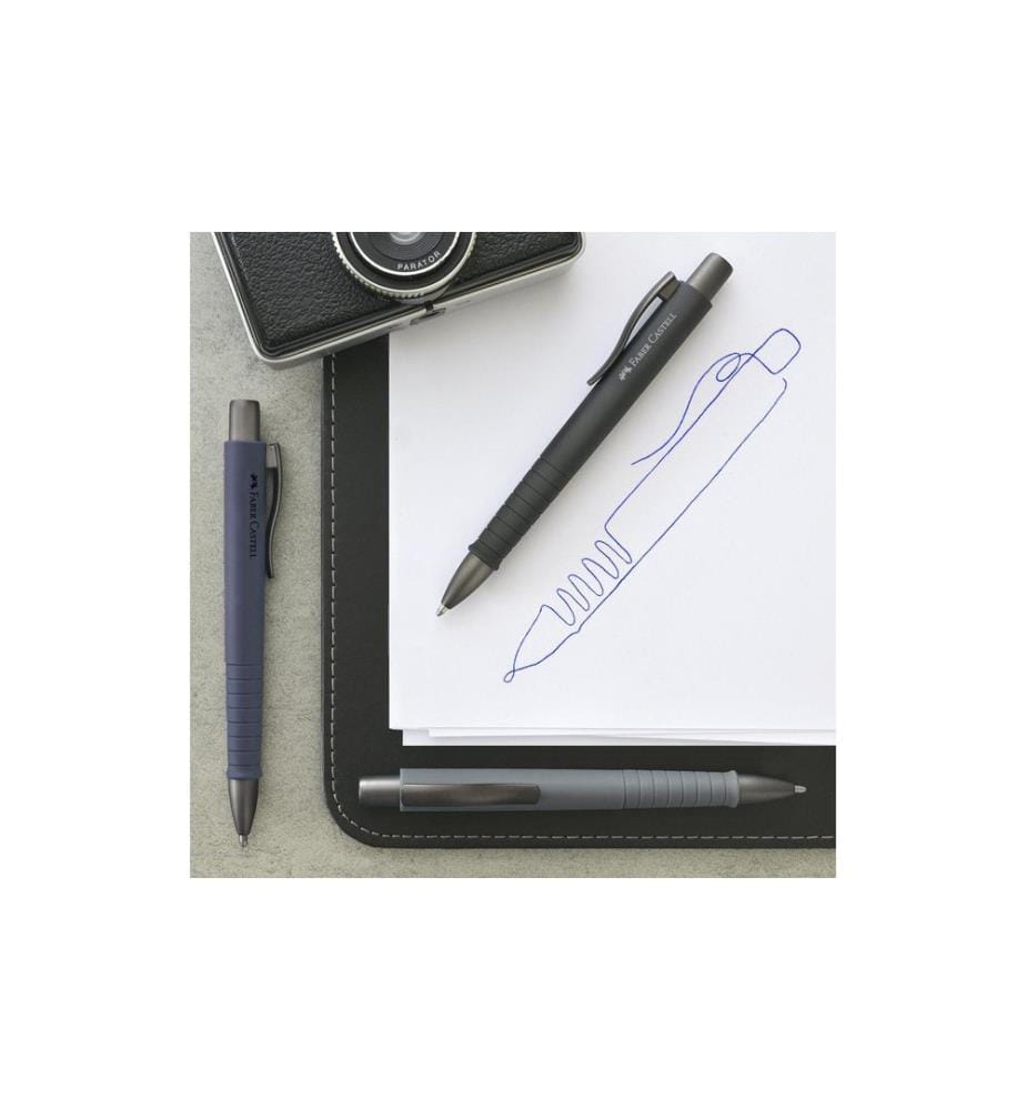 Faber-Castell Stylo bille Poly Ball Urban XB, Gris pierre