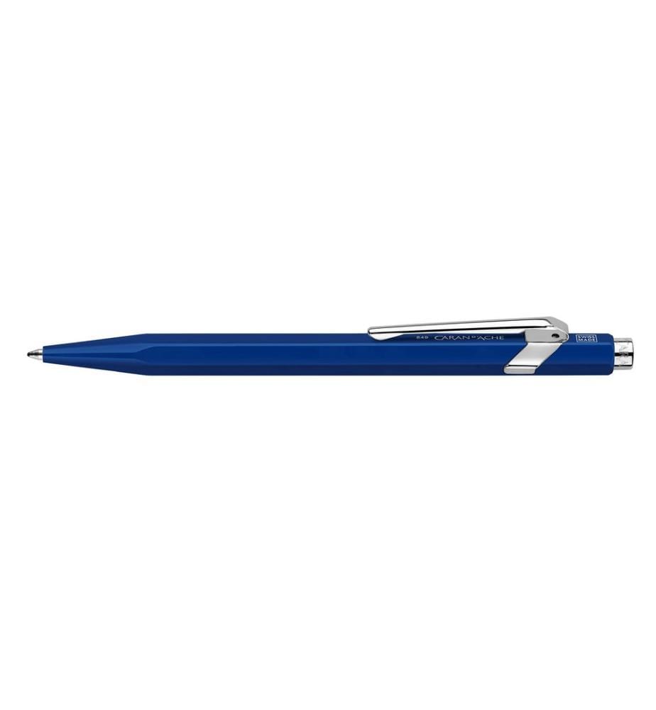 CARAN D'ACHE - Stylo bille 849 Classic Line M, bleu saphir