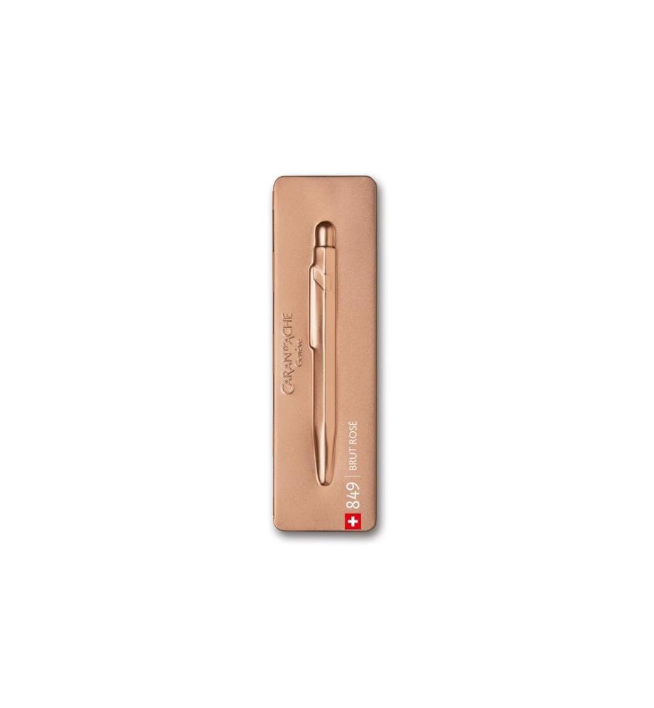 CARAN D'ACHE - Stylo bille 849 M, Brut Rosé
