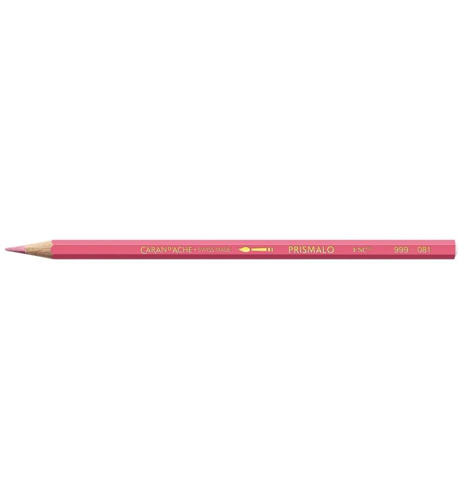 CARAN D'ACHE - Crayons de couleur Prismalo 3 mm, 1 pièce, Rose