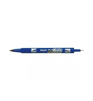 PILOT - Permanent-Marker Twin Blau