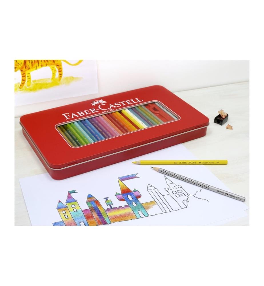 Faber-Castell Crayons de couleur Classic Colours 48 pièces
