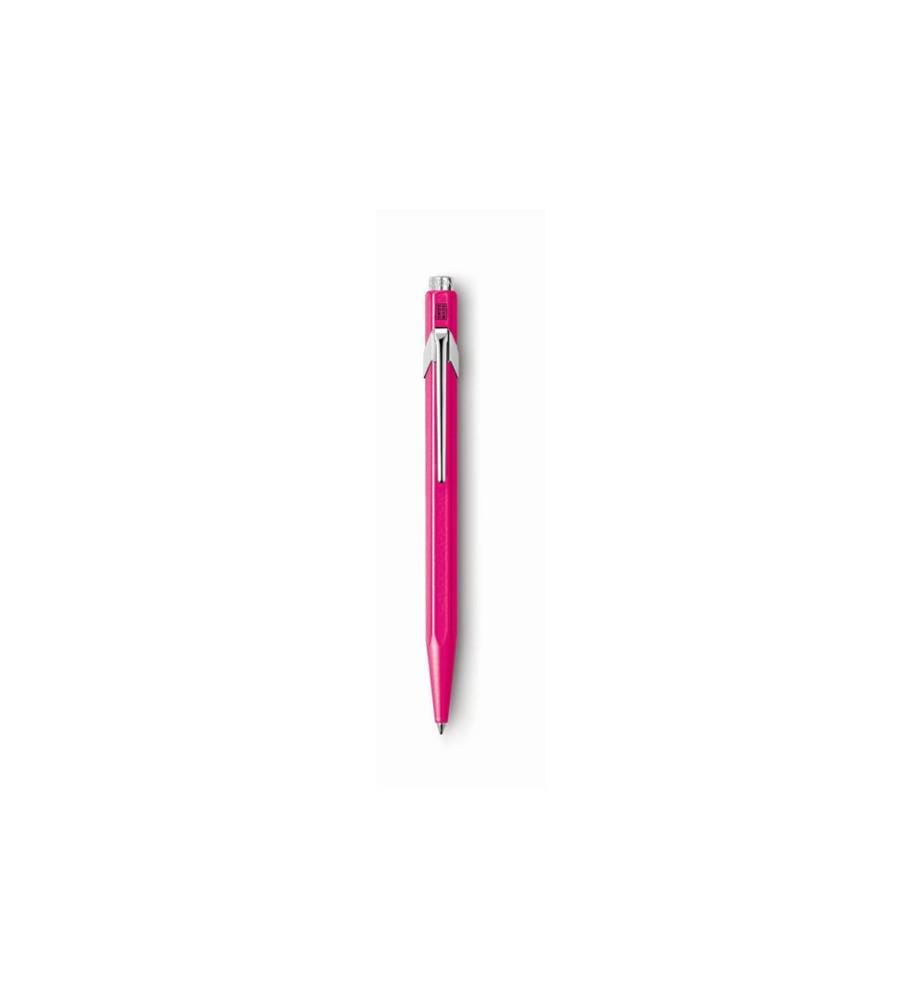 CARAN D'ACHE - Stylo bille 849 Fluo Line M, pourpre
