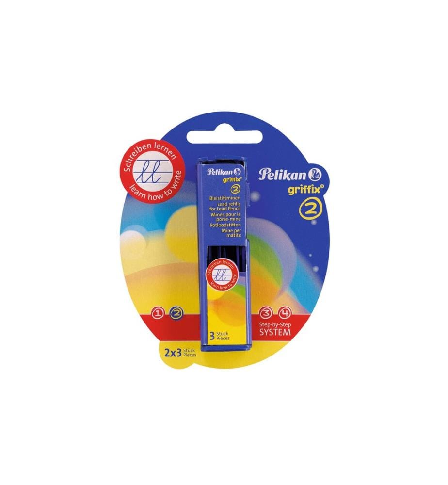 PELIKAN - Mine de crayon Mine de crayon Griffix HB, 2 x 3 pcs.