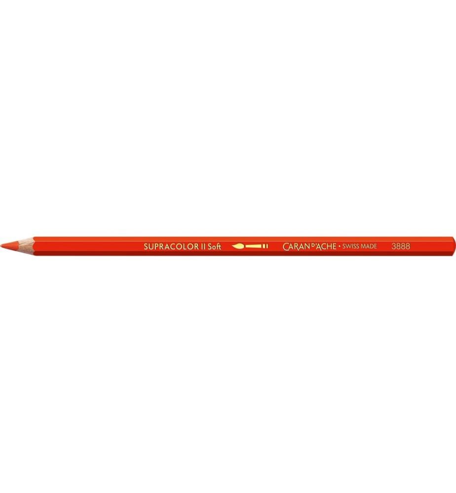 CARAN D'ACHE - Farbstifte Supracolor Zinnoberrot, 1 Stück