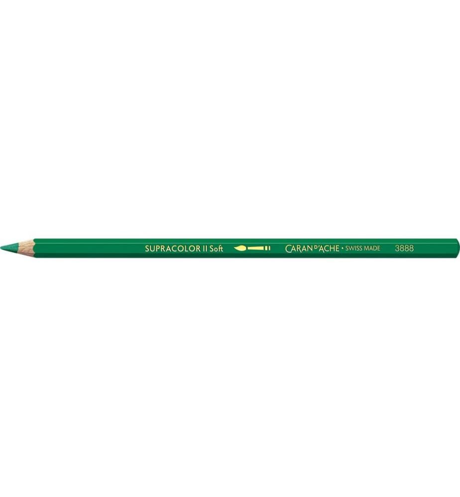 CARAN D'ACHE - Farbstifte Supracolor Smaragdgrün, 1 Stück