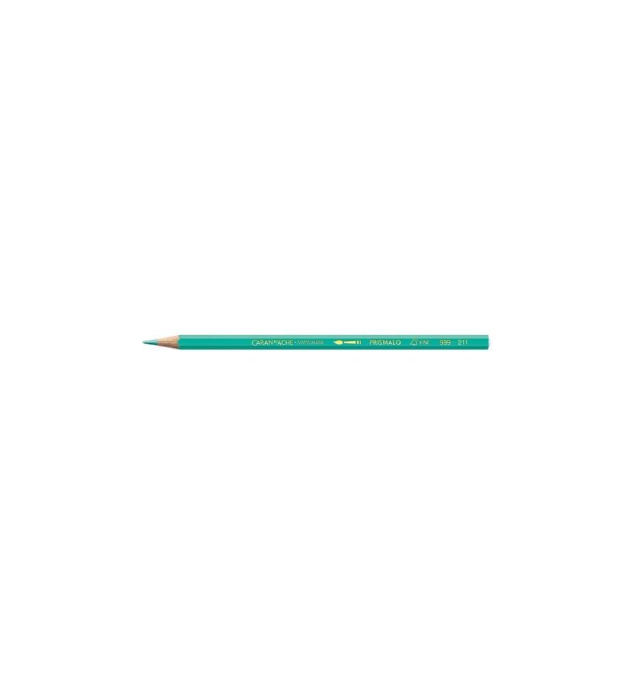 CARAN D'ACHE - Crayons de couleur Prismalo 3 mm, 1 pièce, jade
