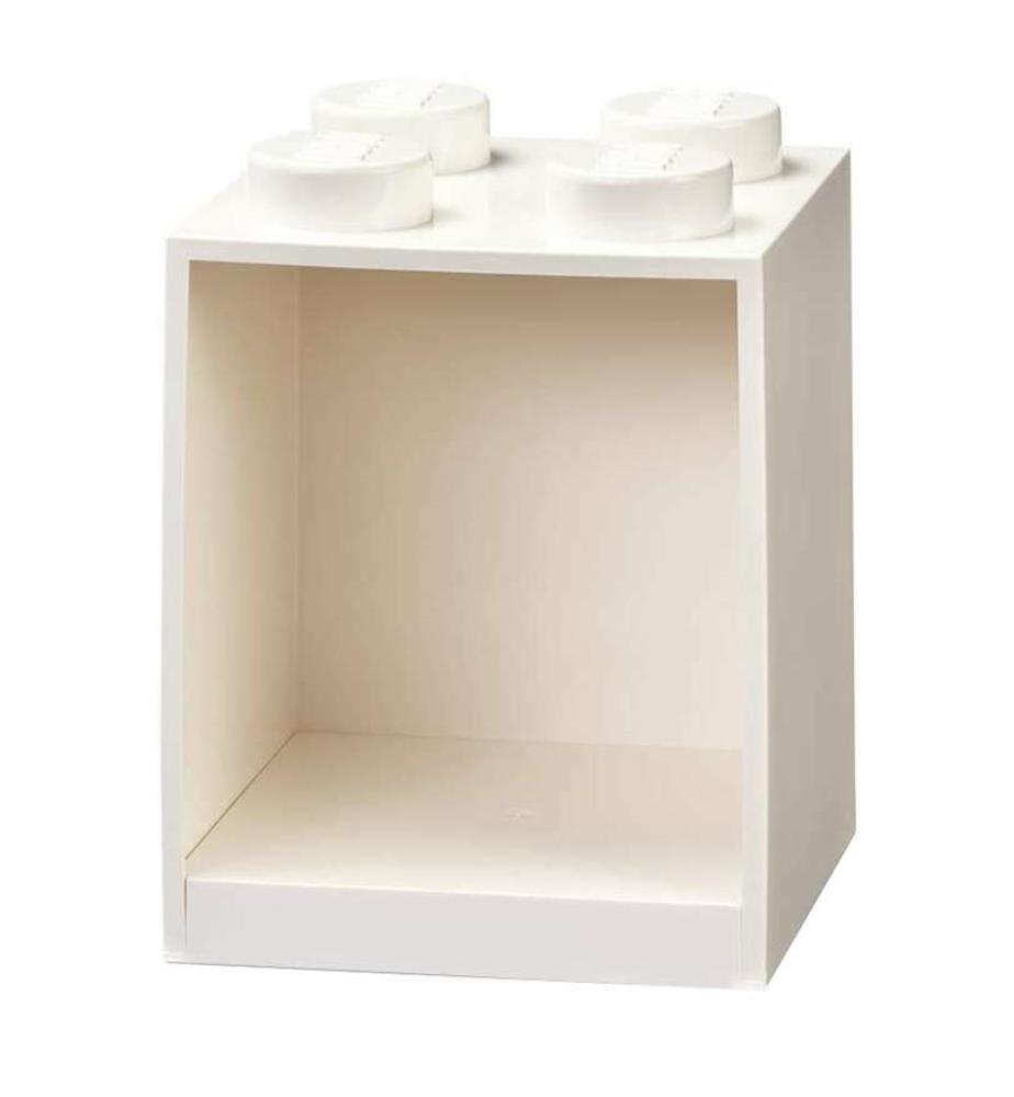 Regal mit 4 Blöcken - 159 x 159 x 211 mm - Weiss
