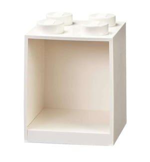 Regal mit 4 Blöcken - 159 x 159 x 211 mm - Weiss