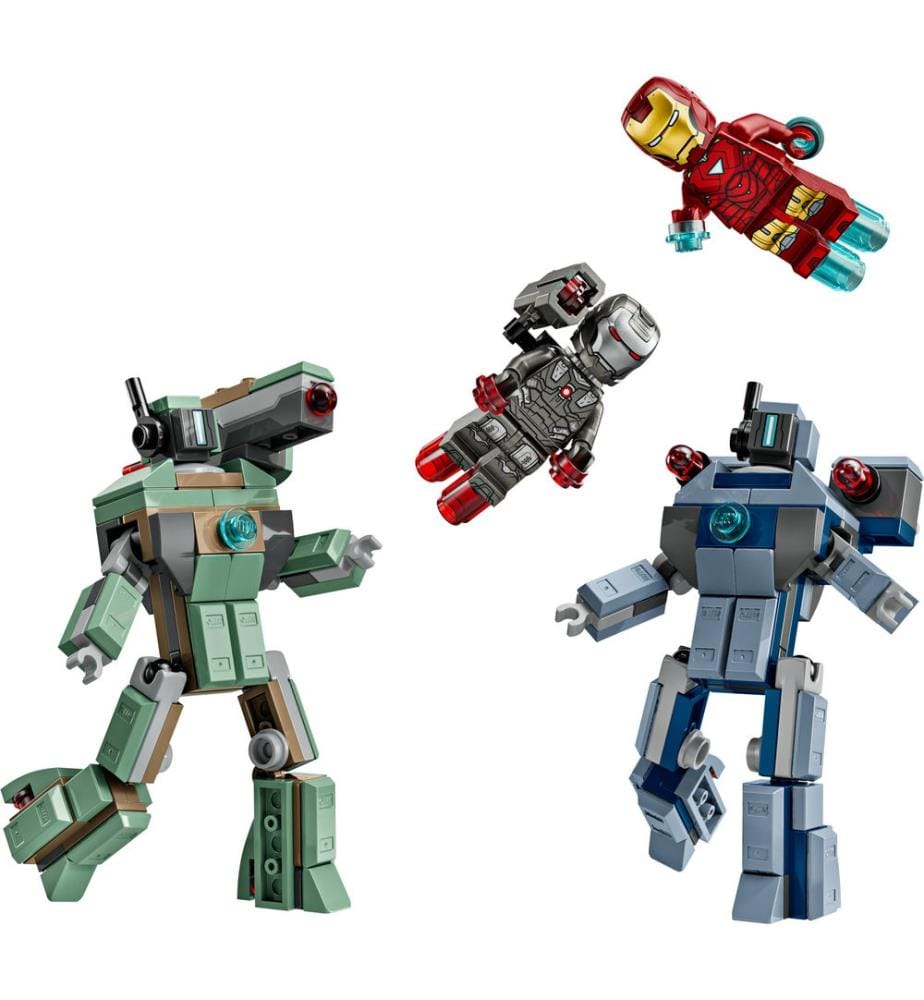 LEGO® 76320 - Iron Man und War Machine gegen Hammers Drohnen