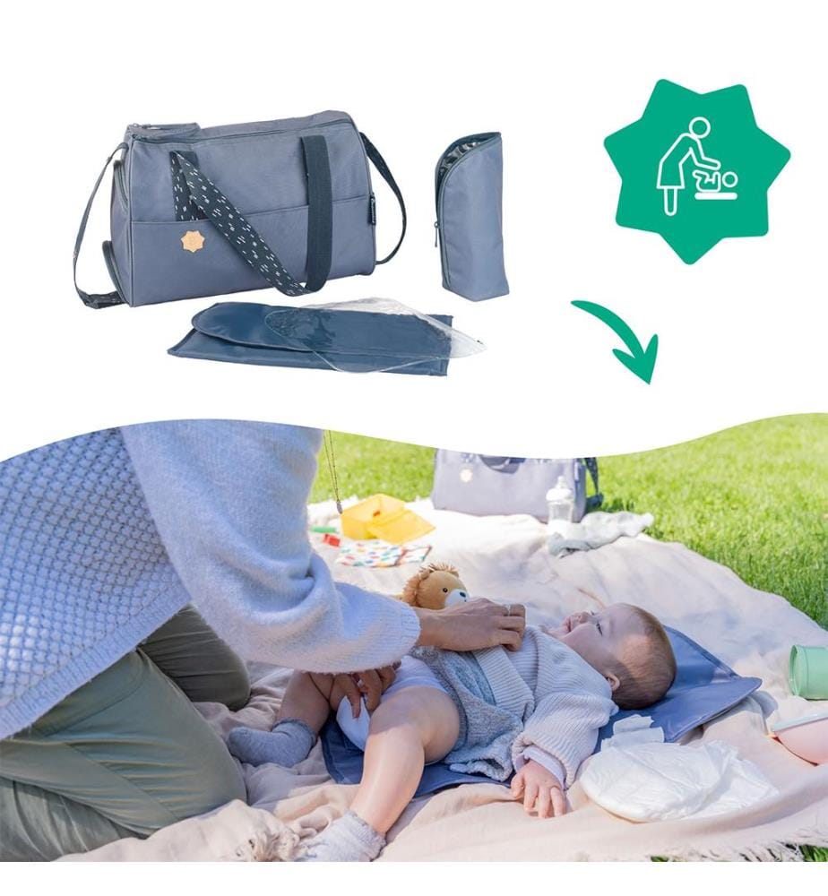 Wickeltasche Pocketstyle Blue