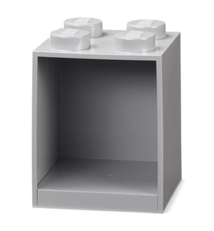 Regal mit 4 Blöcken - 159 x 159 x 211 mm - Grau