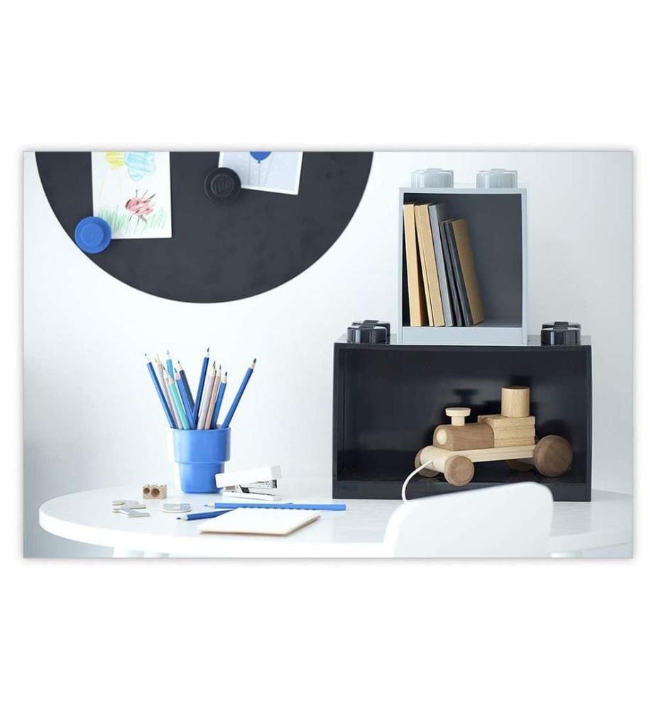 Regal mit 4 Blöcken - 159 x 159 x 211 mm - Grau