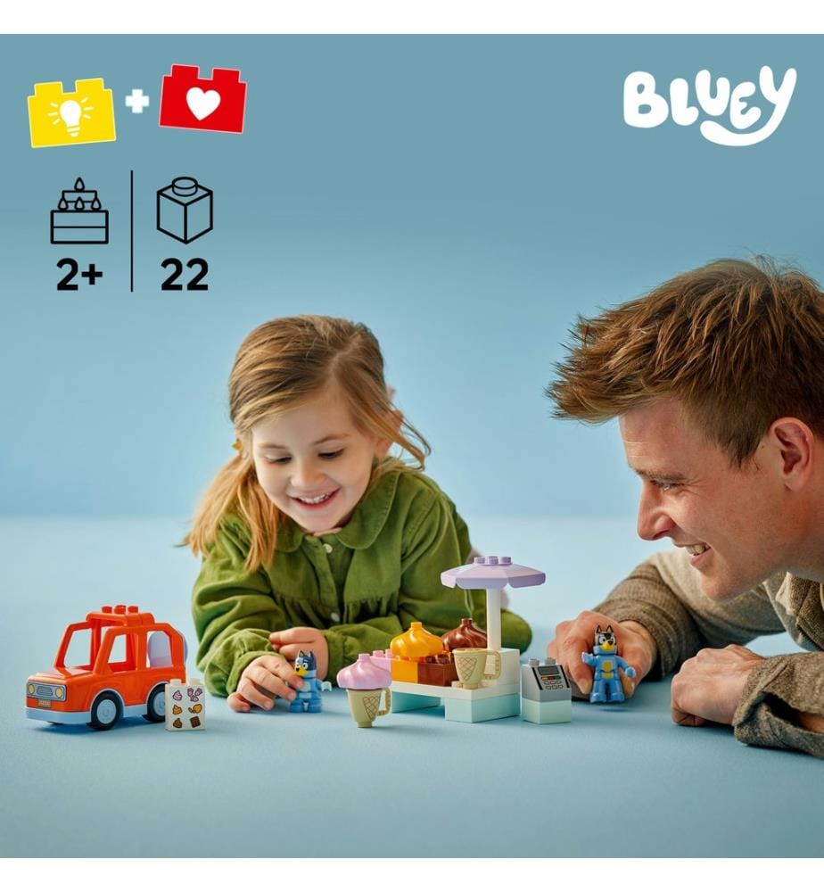 LEGO® 10458 - Besuch beim Eismann mit Bluey