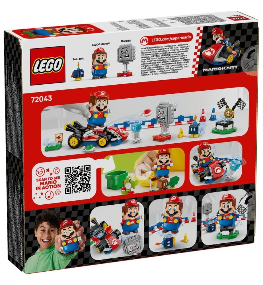 LEGO® 72043 - Mario Kart™ - LEGO® Mario™ interaktiv und Standard-Kart
