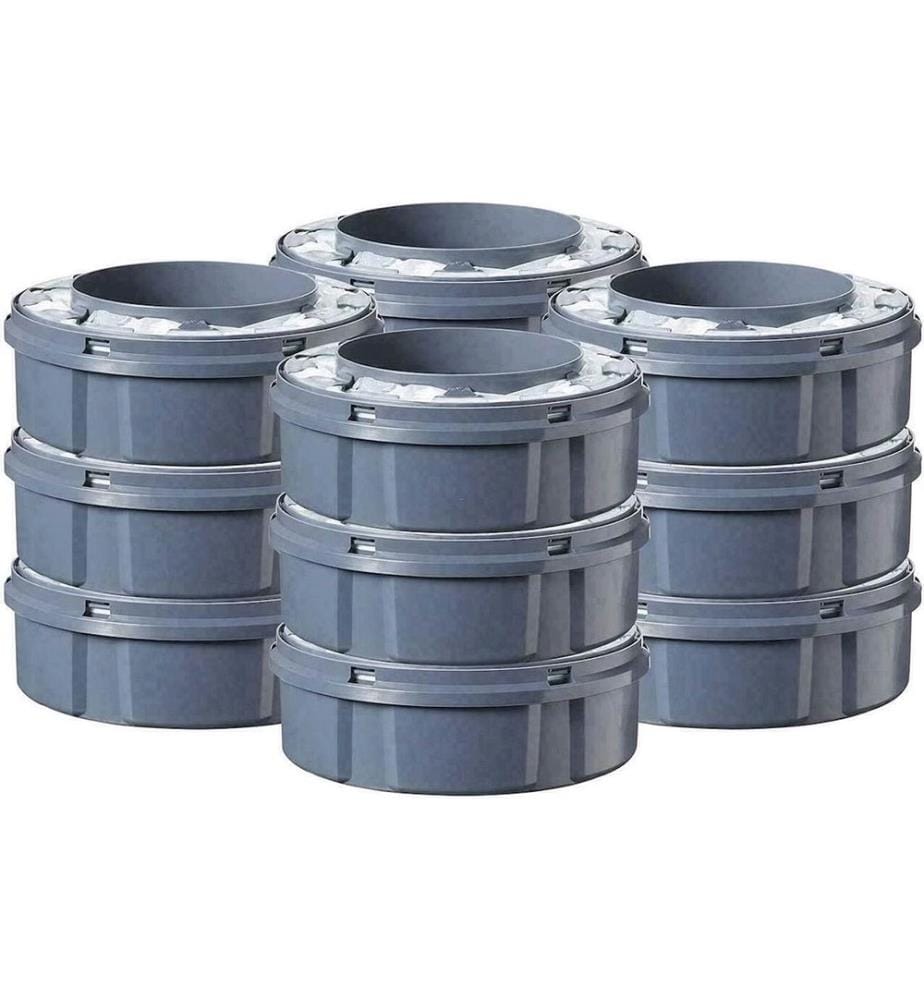 Sangenic Windelmülleimer Starter Pack Twist & Click + 12 Kassetten - Weiss