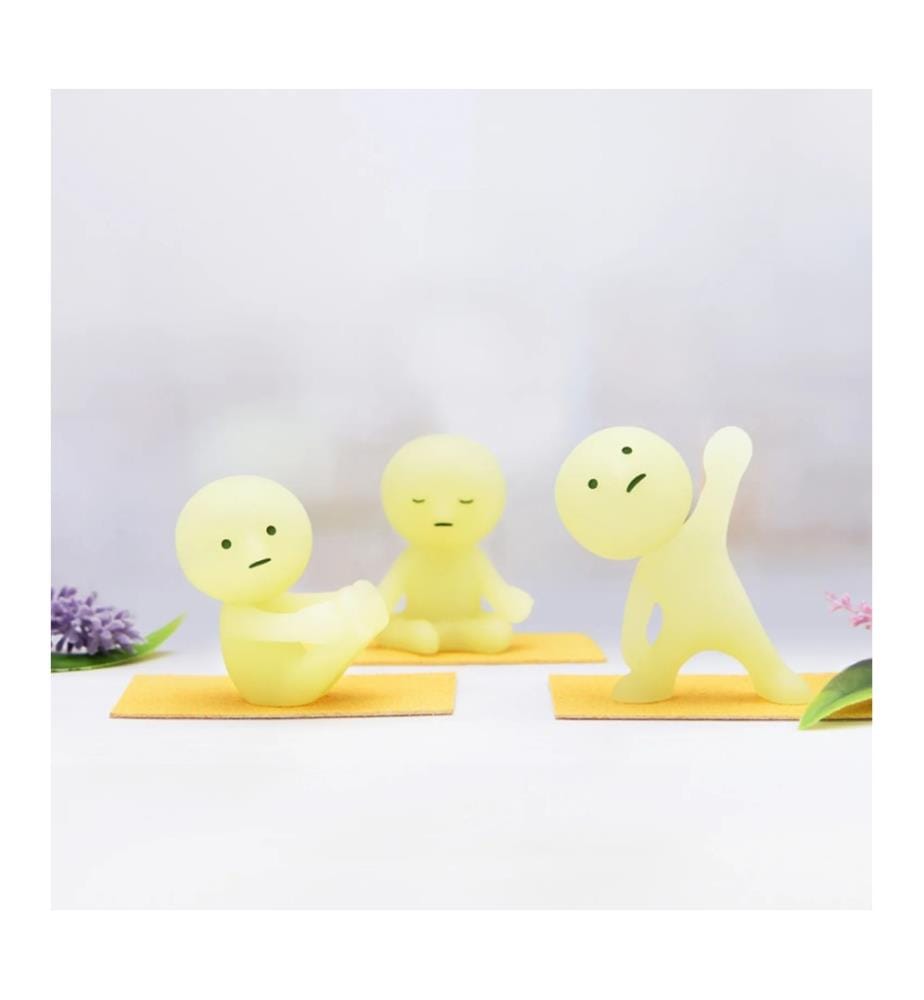 Leuchtfigur Smiski Yoga - Zufälliges Modell