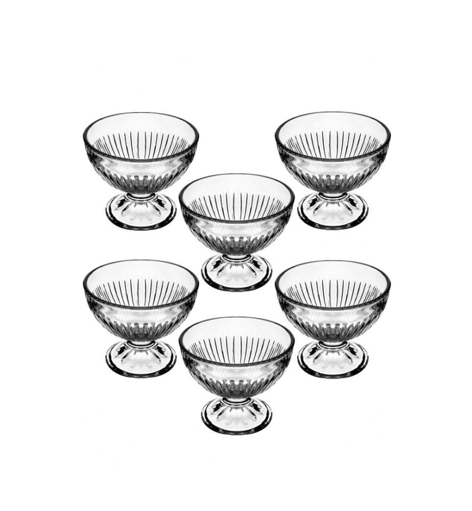 Lot de 6 bols en verre - Transparent