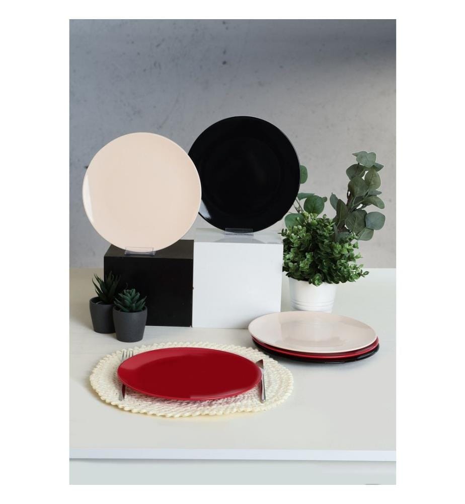6er-Set Servierteller – mehrfarbig
