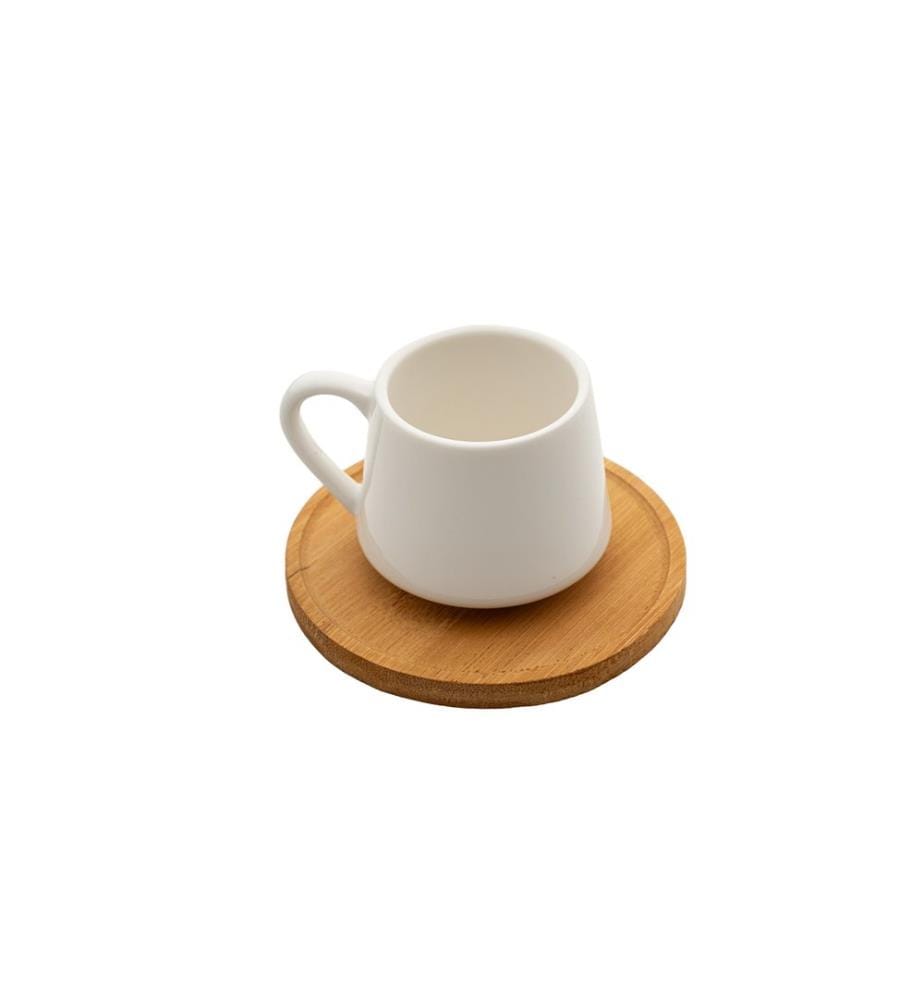 Set of 2 coffee cups - White