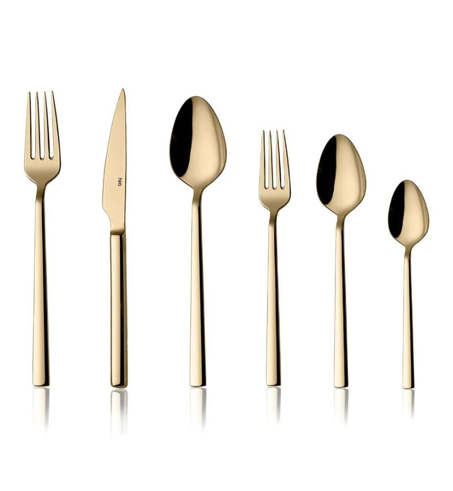 Set of 36 place settings - Gold