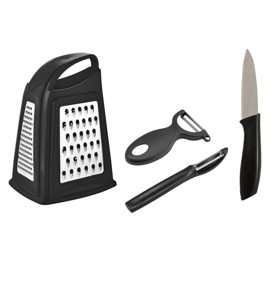 Set of 4 graters and peelers - Black
