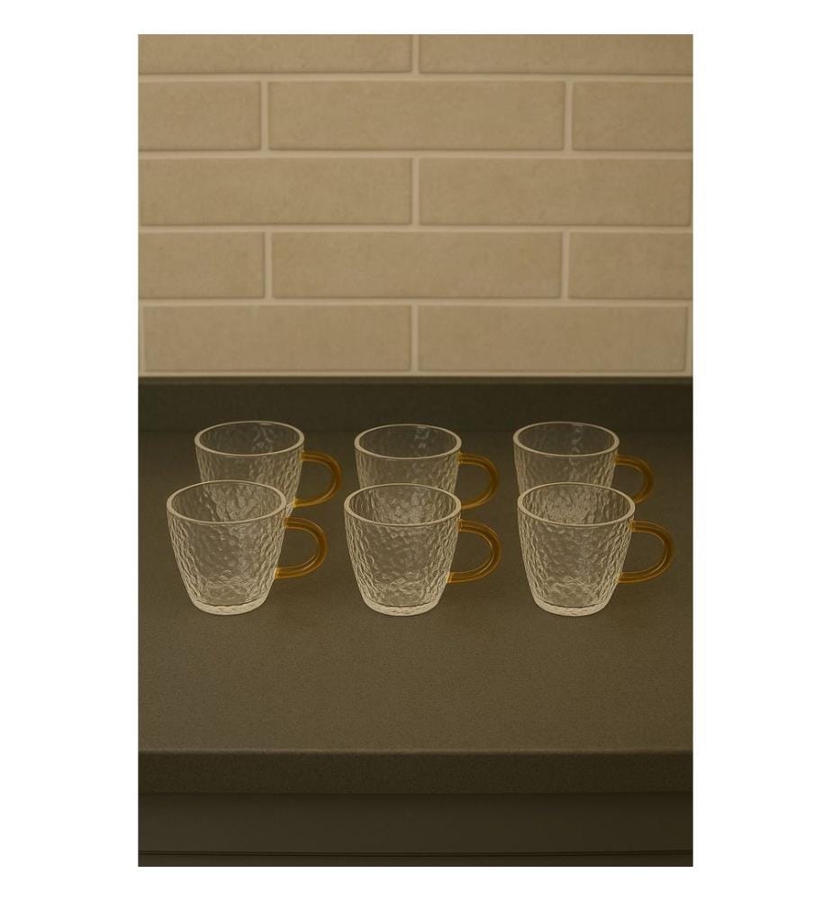 Lot de 6 pièces de service à thé - Transparent