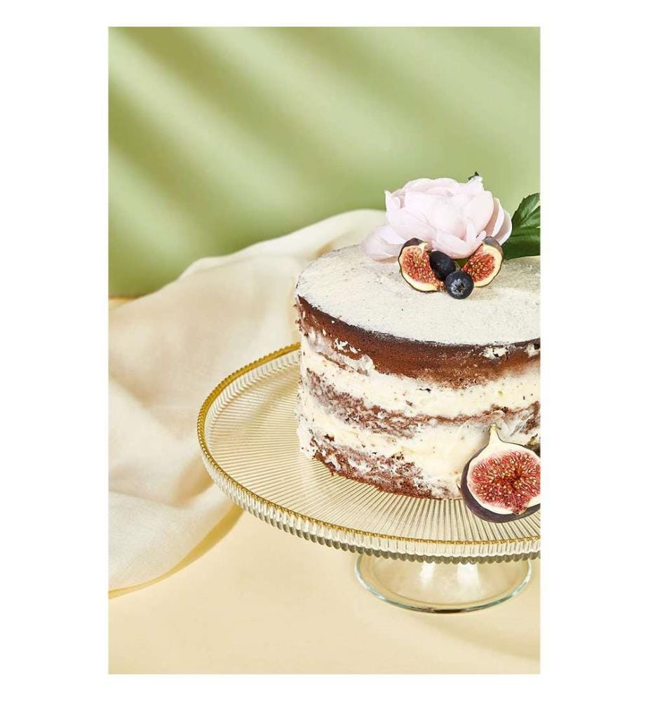 Plat de présentation pour gâteau - Transparent