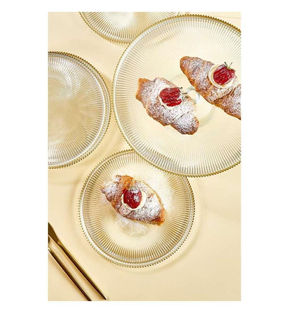 Lot de 7 assiettes à dessert - Transparent