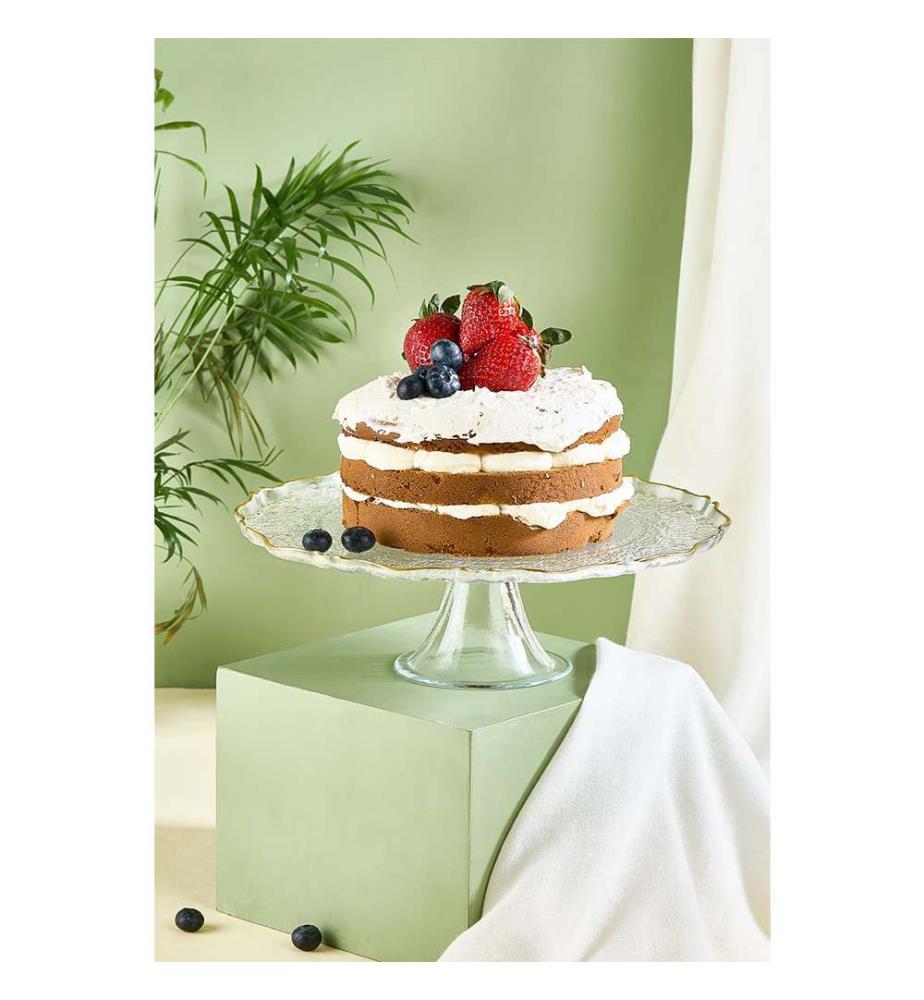Plat de présentation pour gâteau - Transparent