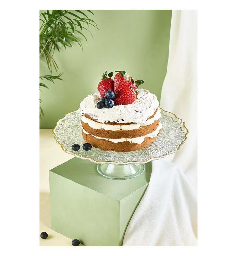 Plat de présentation pour gâteau - Transparent