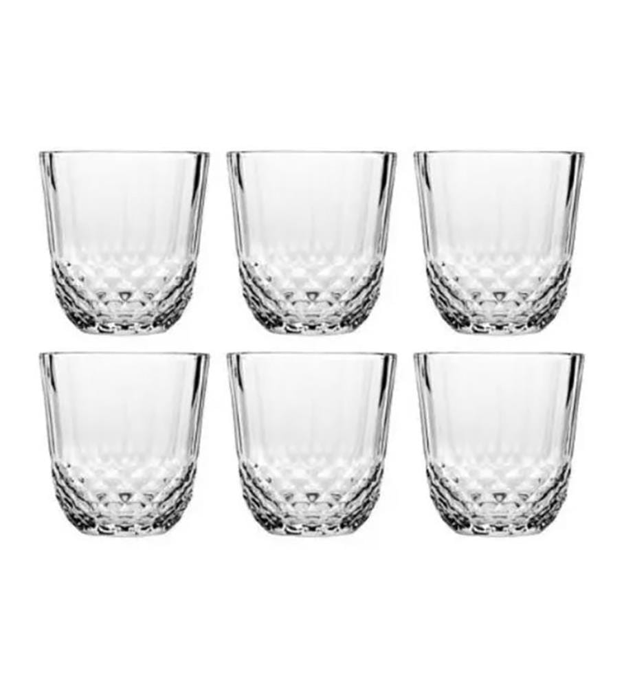 Lot de 6 verres à whisky - Transparent