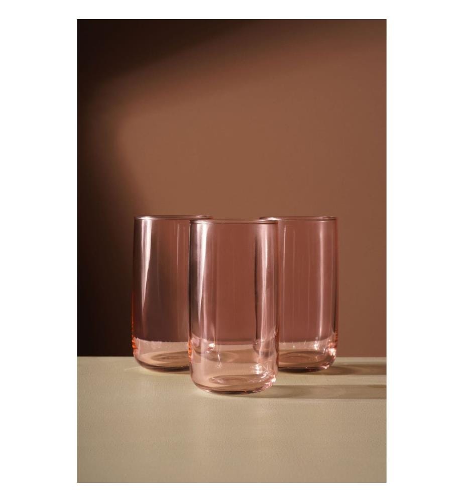 6er-Set Gläser – Rosa
