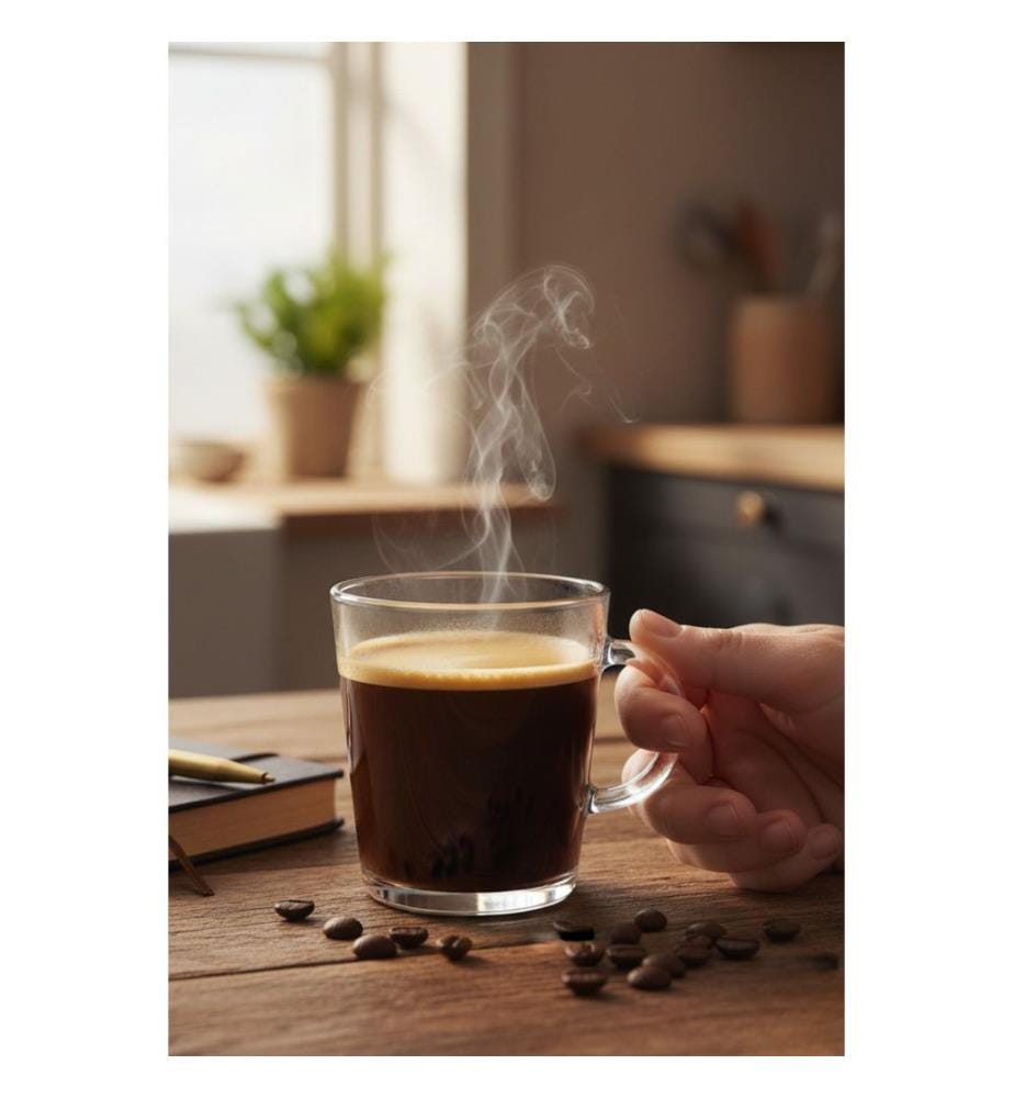 Set of Coffee Cups - Clear