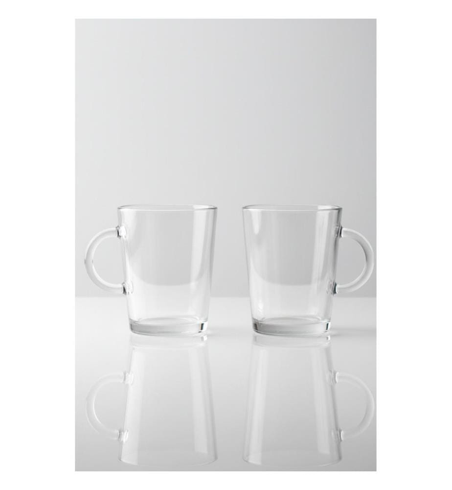 Set of Coffee Cups - Clear
