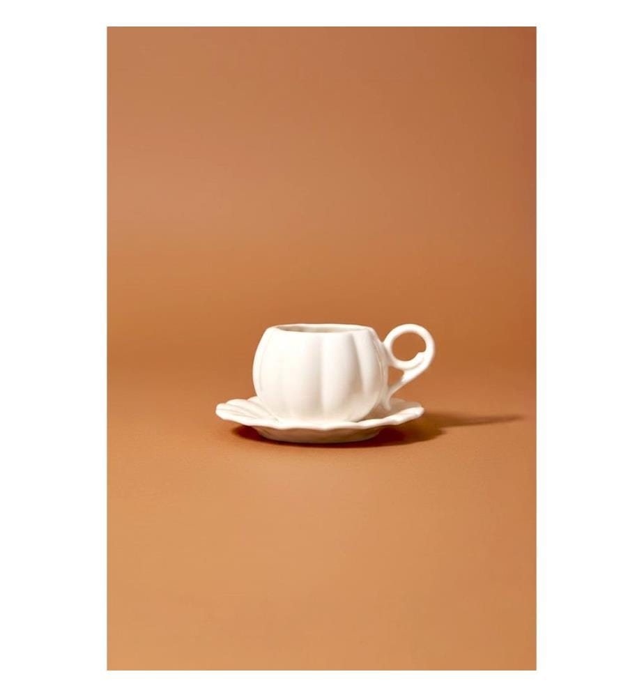 Set of 4 coffee cups - White