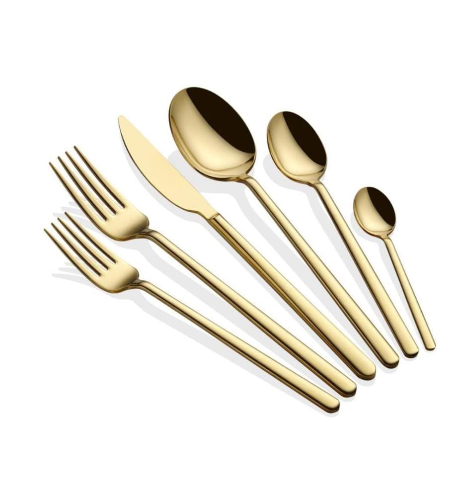 Set of 36 place settings - Gold