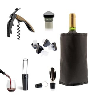 Prestige 6-teiliges Set für Weinproben Schwarz Apérifun
