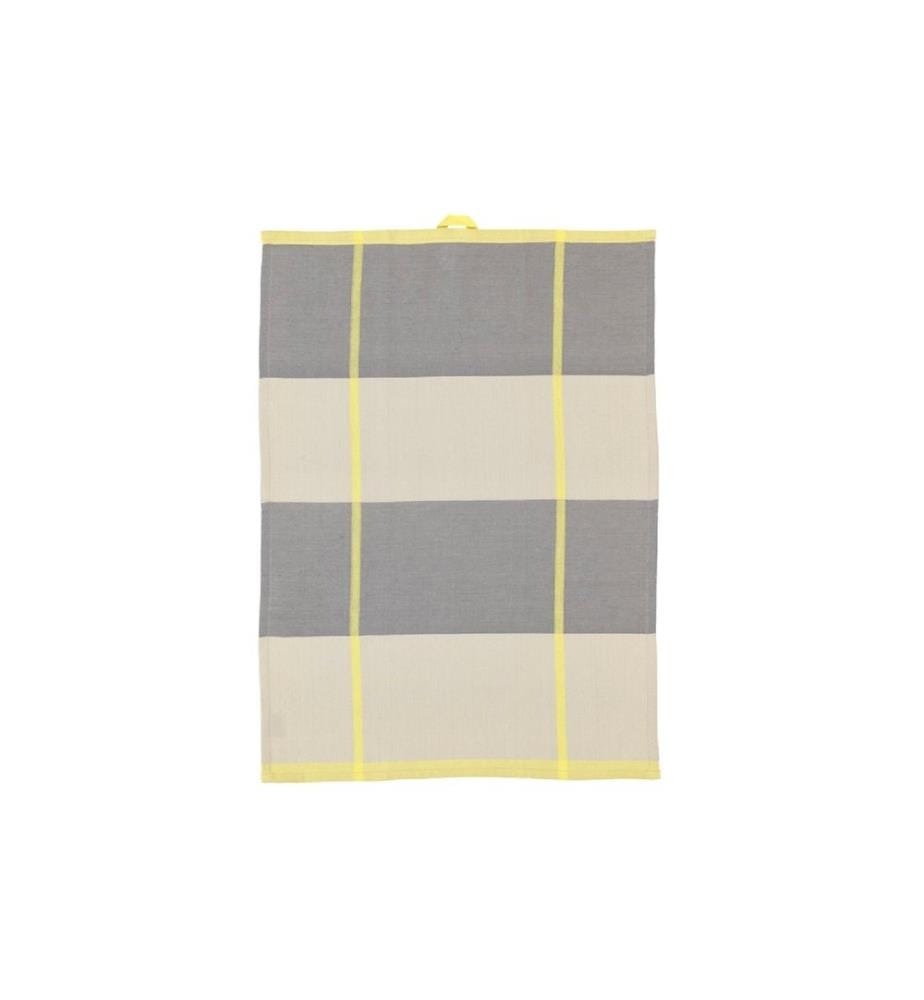 Södahl Geschirrtuch-Set Blocks, 50 x 70 cm, Yellow, 2 Stück