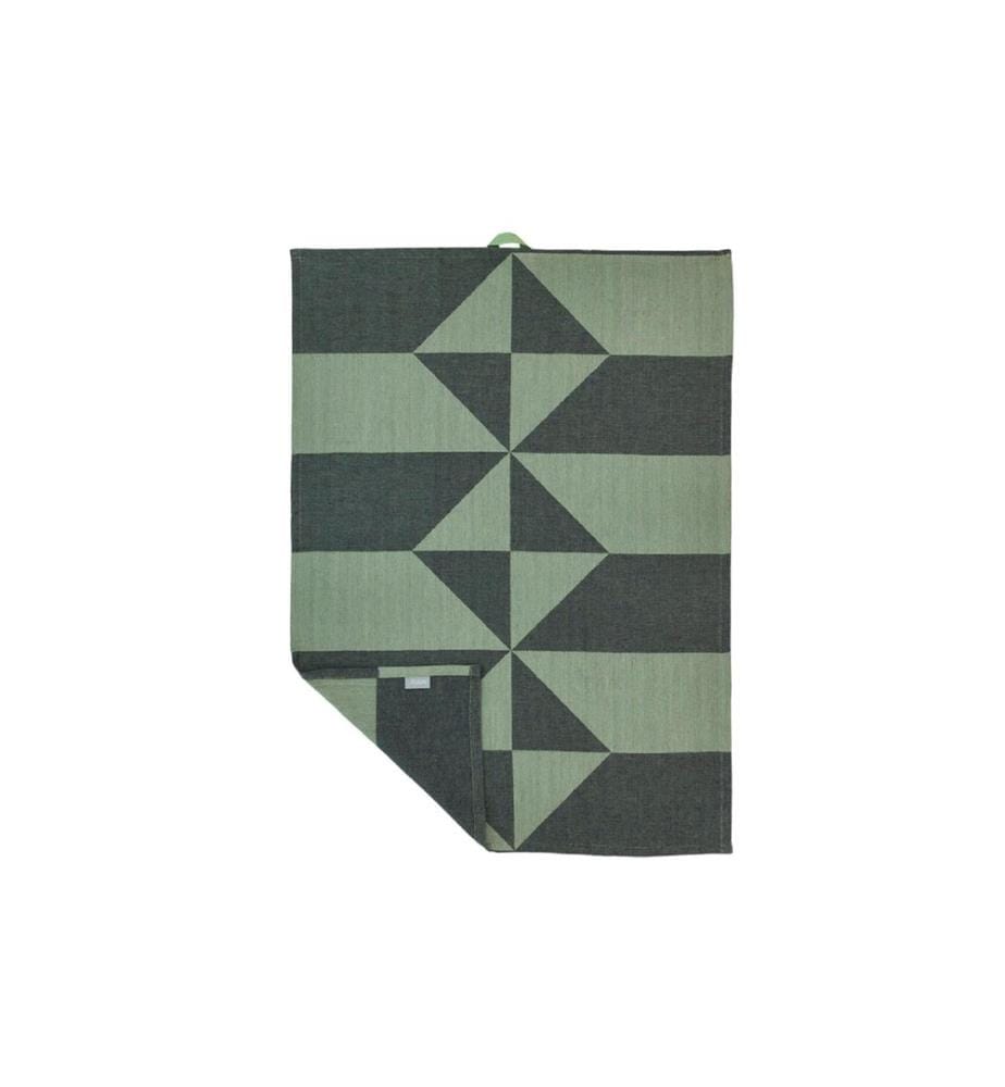 Södahl Geschirrtuch-Set Twist, 50 x 70 cm, Hedge Green, 2 Stück