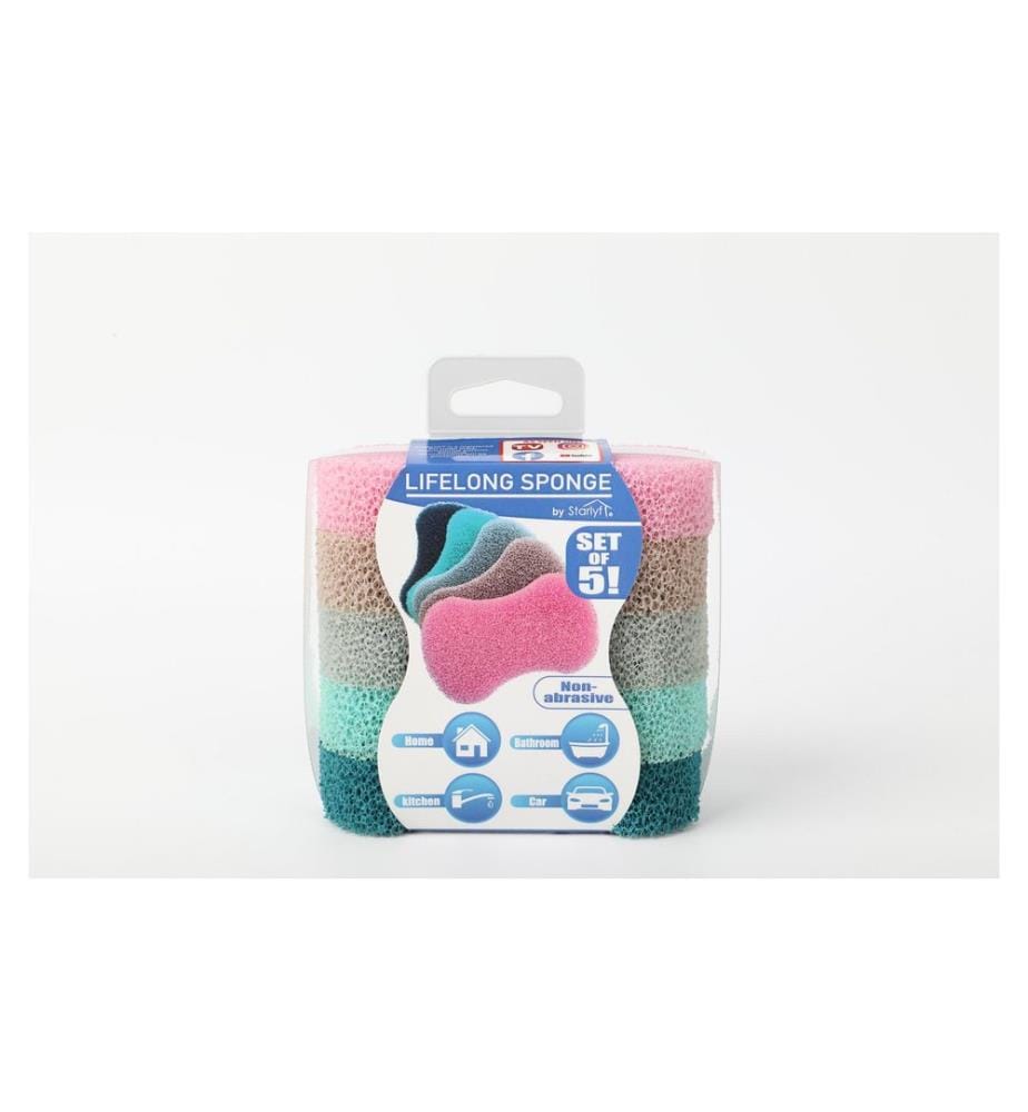 MEDIASHOP - Geschirrschwamm Lifelong Sponge 5er Set