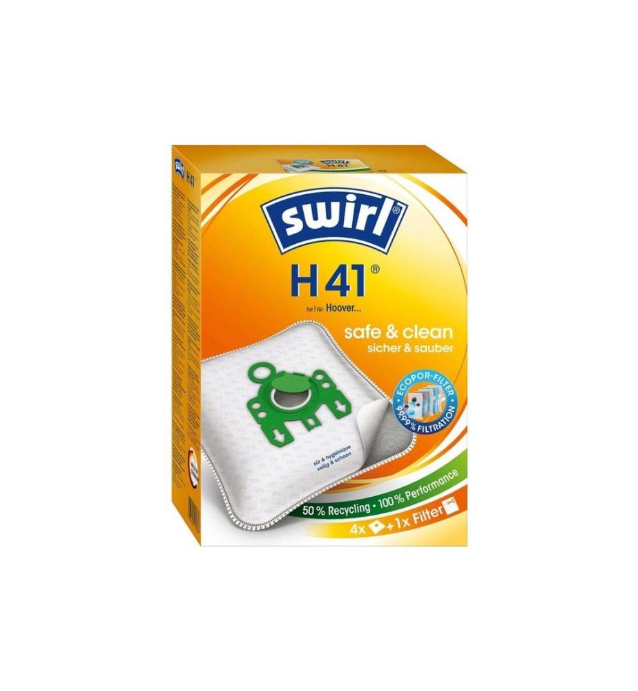 SWIRL - Staubfilterbeutel H 41 4 Stück