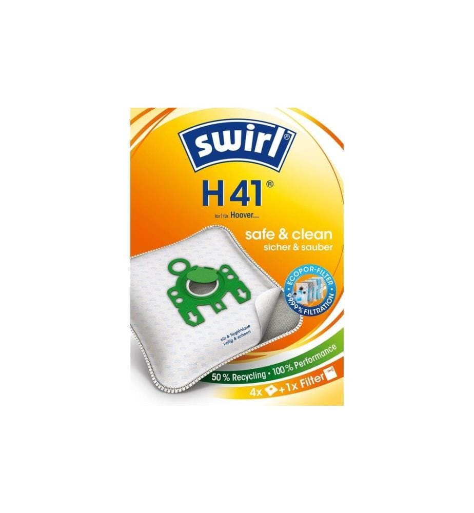 SWIRL - Staubfilterbeutel H 41 4 Stück