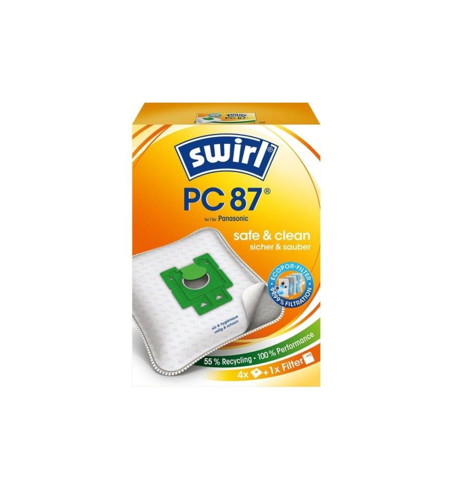 SWIRL - Staubfilterbeutel PC 87 4 Stück